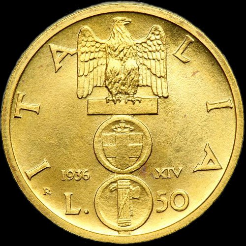 50 lire impero Vittorio Emanuele III