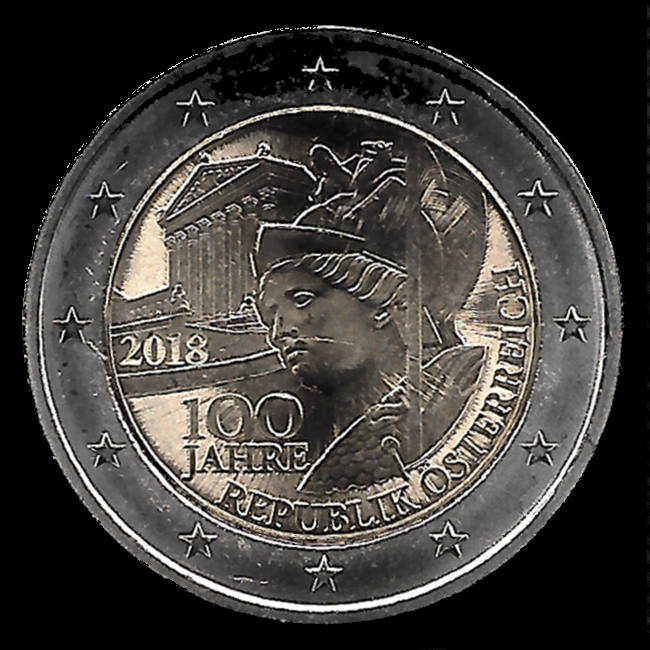 2-Euro-Gedenkmünzen Österreich 2018