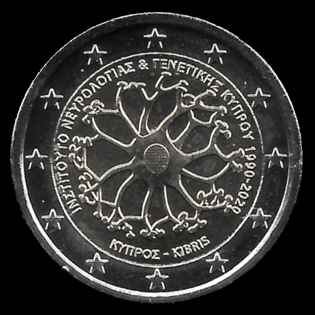 2 euro Commemorative of Cyprus 2020