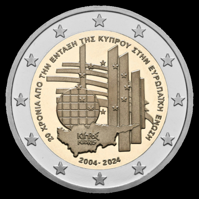 2 Euro Gedenkmünze von Zypern 2024