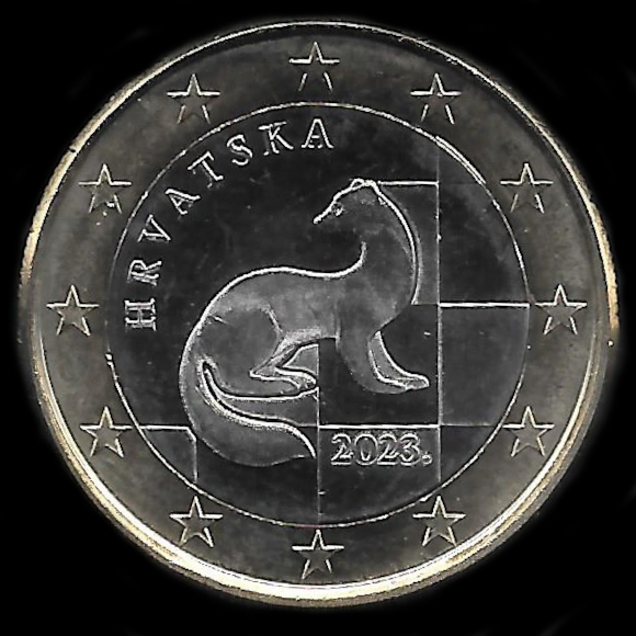 Monedas de euro de Croacia