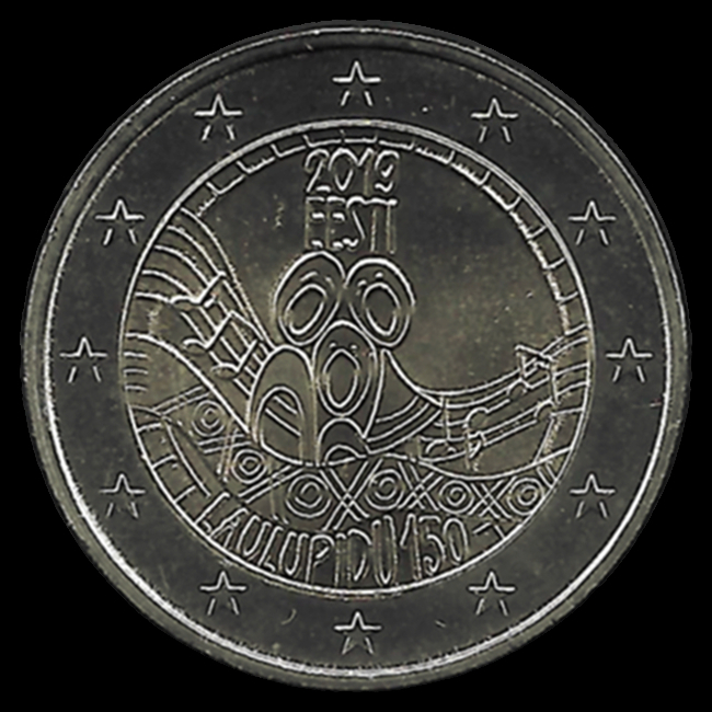 pièces de monnaie en euro de l'Estonie 2019