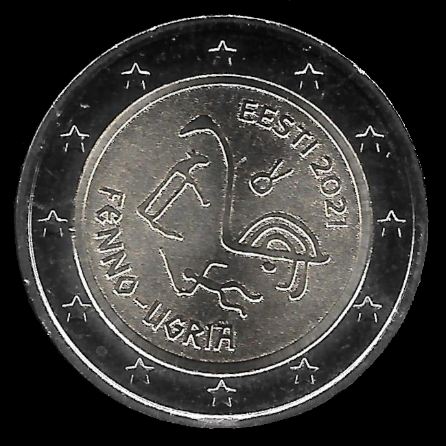 Moedas de euro de Estónia 2021