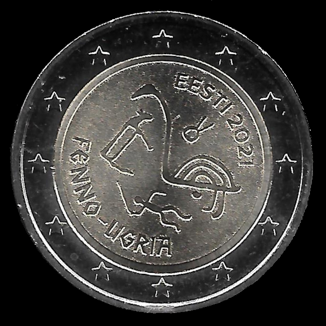 Moedas de euro de Estnia 2021