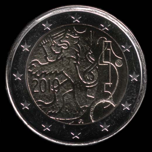 pièces de monnaie en euro de la Finlande 2010
