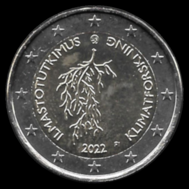 Monedas de euro de Finlandia 2022