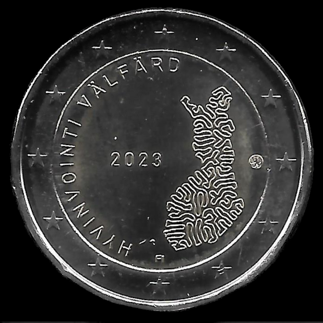 Monedas de euro de Finlandia 2023