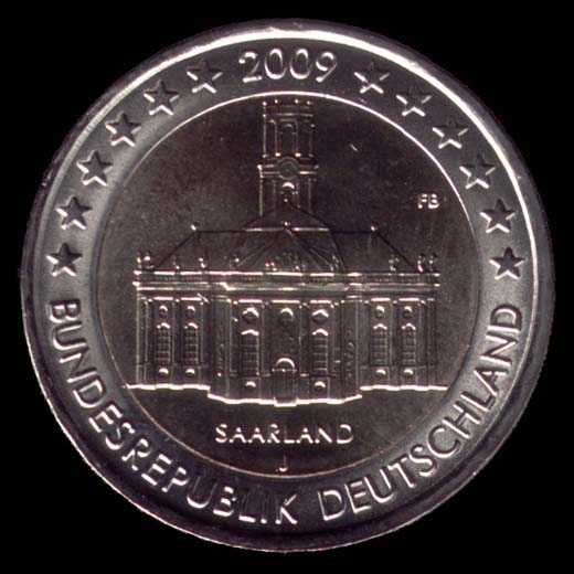 2-Euro-Gedenkmünzen Deutschland 2009