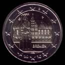 pièces de monnaie en euro de l'Allemagne 2010