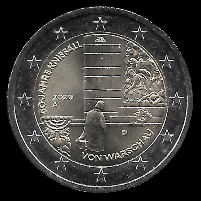 2-Euro-Gedenkmünzen Deutschland 2020