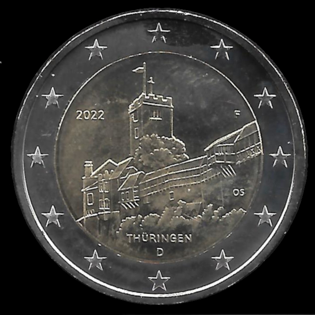 2 Euro Commemorative of Germany 2022