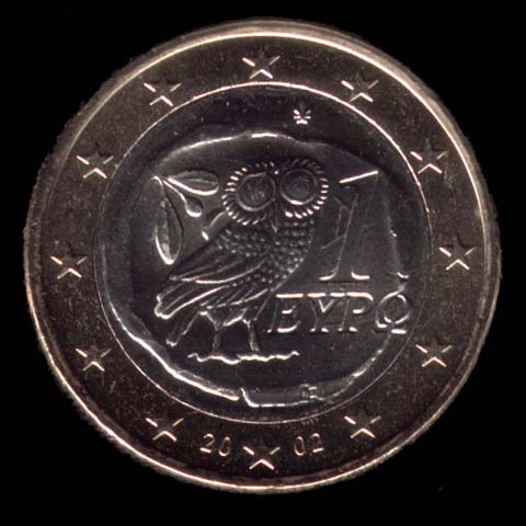 Monedas de euro de Grecia