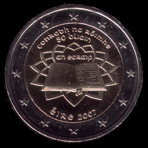 2 euro Commemorative of Ireland 2007