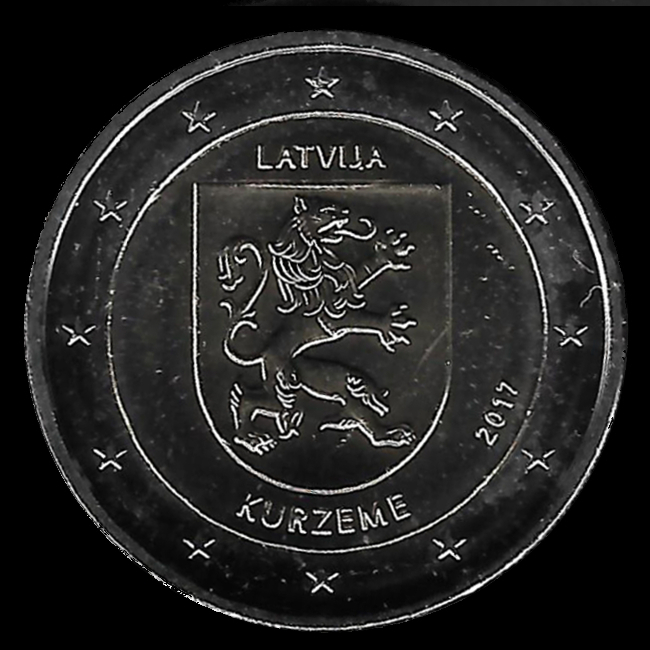 2 euro commémoratives de Lettonie 2017