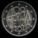 2 euro Letonia 2021