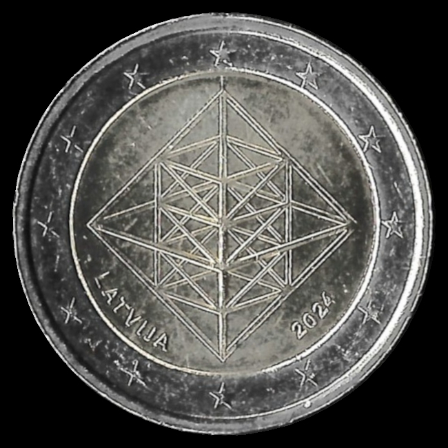 2 Euro Gedenkmünze von Lettland 2024