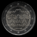 2-Euro-Gedenkmünzen Litauen 2018