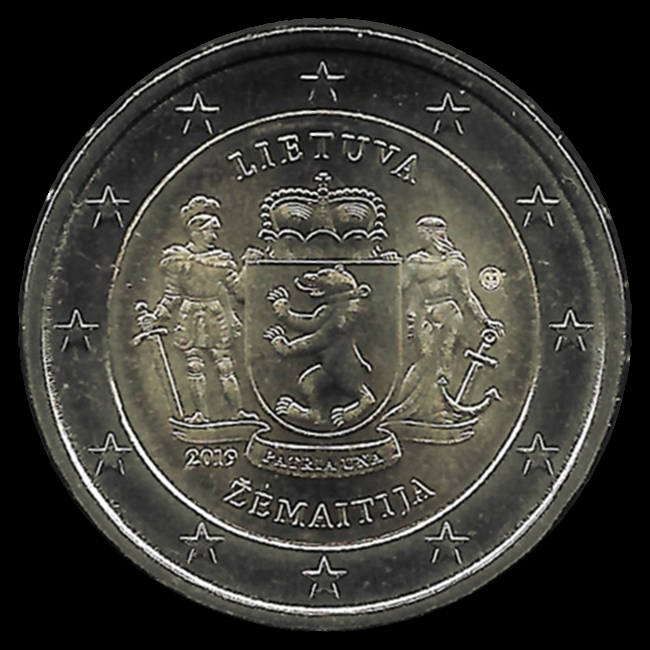 Moedas de euro de Lituânia 2019