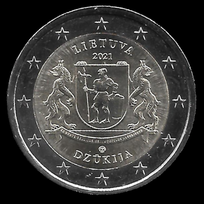 Moedas de euro de Litunia 2021