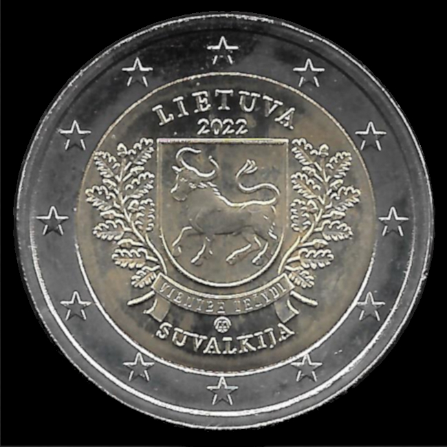 Moedas de euro de Lituânia 2022