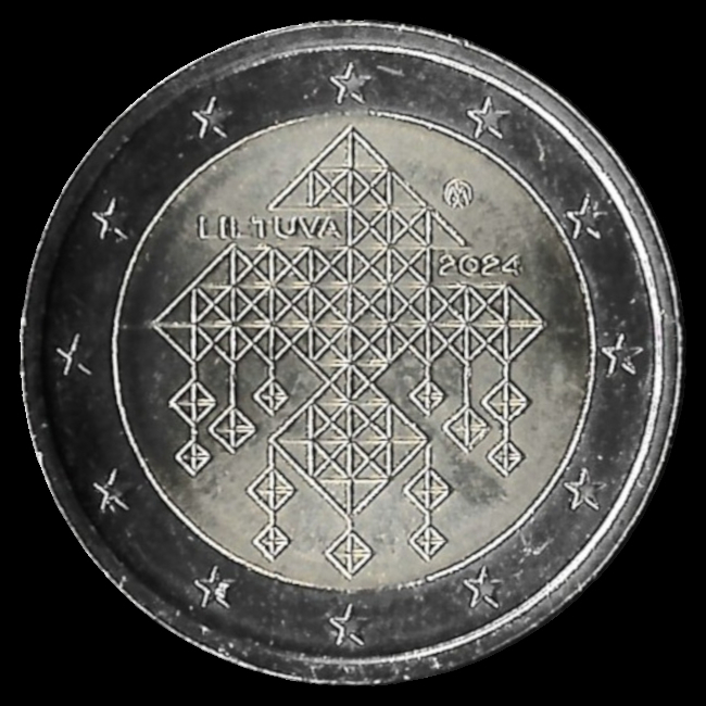 2 Euro Gedenkmünze von Litauen 2024