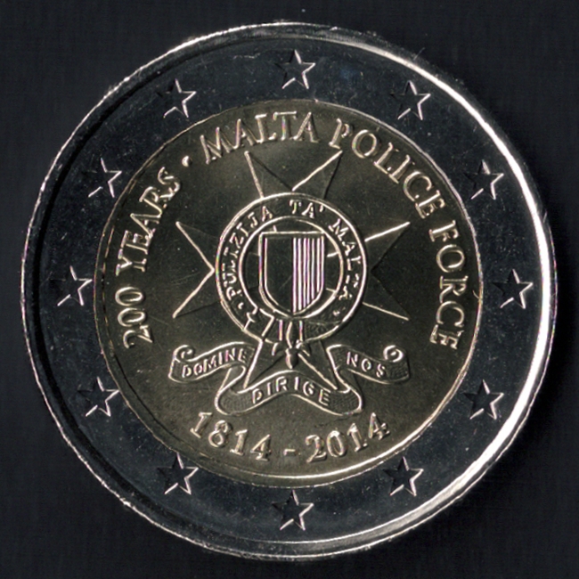 2 euro commémorative Malte 2014