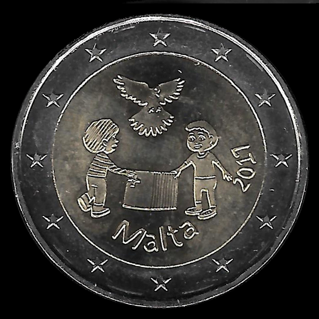2 Euro Commemorative of Malta 2017