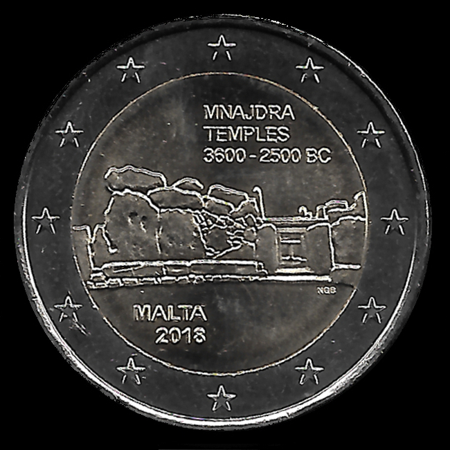 Monedas de euro de Malta 2018