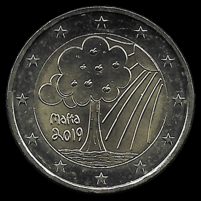 Monedas de euro de Malta 2019