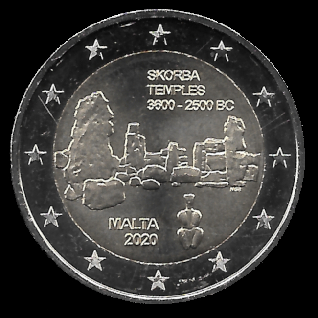 Monedas de euro de Malta 2020