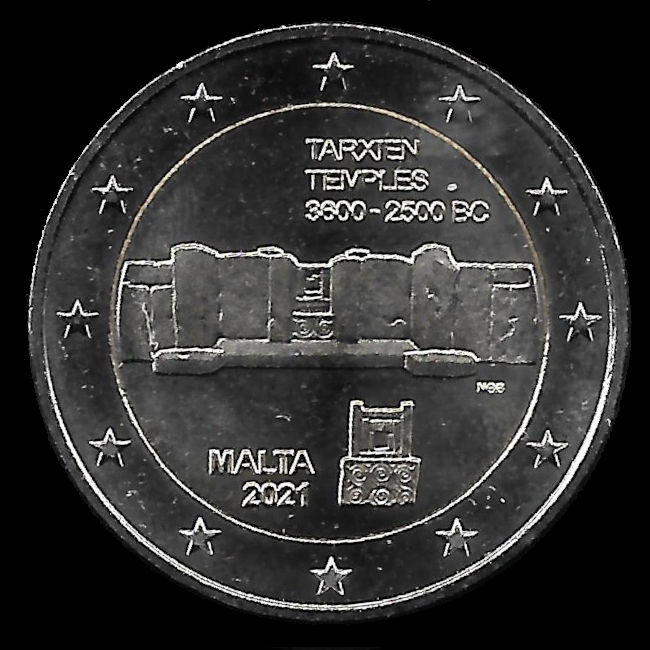 Monedas de euro de Malta 2021