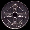 1 corona norvegese fronte