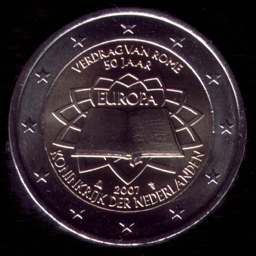 2 euro Commemorative of The Netherlands 2007