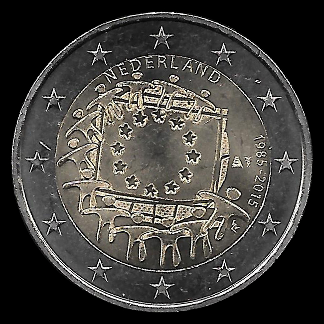 2 Euro Commemorative of The Netherlands 2015