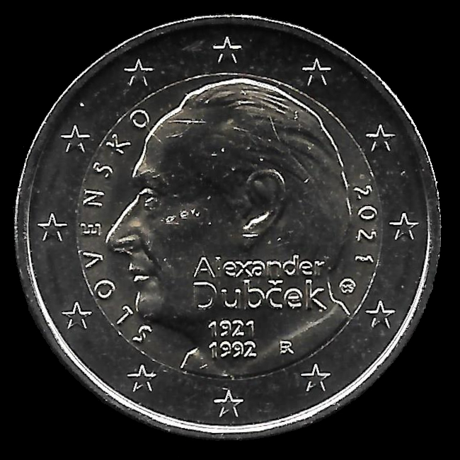 Monedas de euro de Eslovaquia 2021