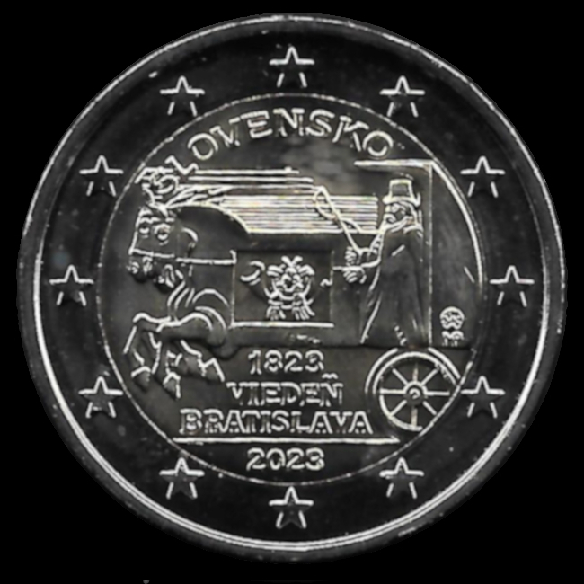 2 euro commemorativi Eslováquia 2023