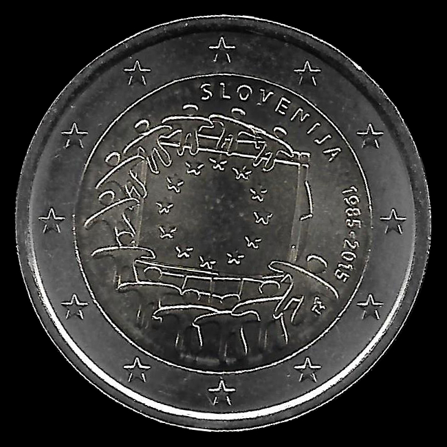 pièces de monnaie en euro de la Slovénie 2015