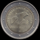 Italian commemorative 2 euros 2011