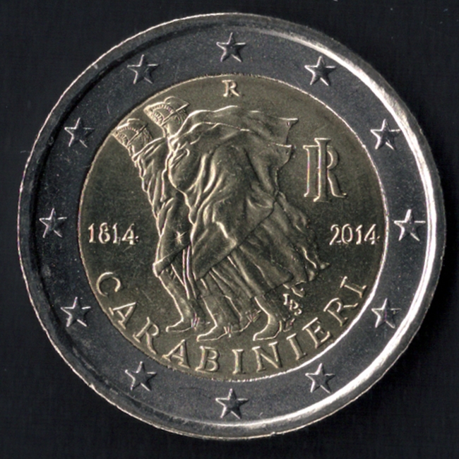 2-Euro-Gedenkmünzen Italien 2014