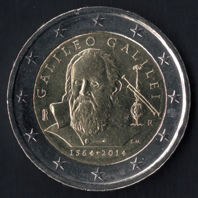 2 euro italiani commemorativi 2014