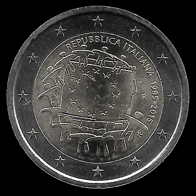 Monedas de euro de Italia 2015