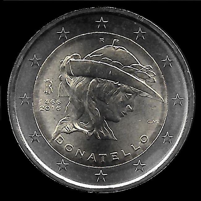 2-Euro-Gedenkmünzen Italien 2016