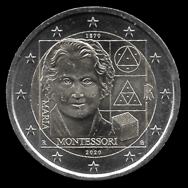 pièces de monnaie en euro de l'Italie 2020