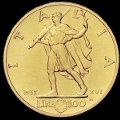 100 lire lictor Víctor Manuel III