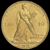 10 lire aratrice Vittorio Emanuele III