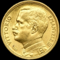 20 lire aratrice Vittorio Emanuele III