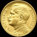 20 lire arado Vtor Emanuel III