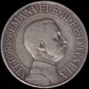 2 lire fast quadriga Victor Emmanuel III