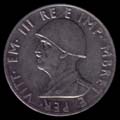 50 cents lek Albania Victor Emmanuel III