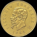 50 lire stemma Vittorio Emanuele II